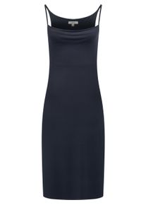 Sommerkleid Ragwear "Sommerkleid Saturia", Damen, Gr. L, N-Gr, blau (navy), Obermaterial: 48% Viskose CV. 47% Polyester PES. 5% Elasthan EL., Kleider Sommerkleid