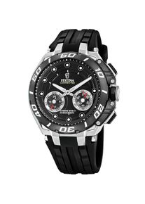 Smartwatch Festina "Connected", schwarz (schwarz, silberfarben, schwarz), Smartwatches, Herren, Smartwatch, Armbanduhr, Herrenuhr, Bluetooth, Kamera-Fernbedienung, Schrittz&auml;hler