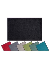 Fu&szlig;matte OTTO HOME "Clean & Walk" Gr. 62, schwarz, B:120cm H:7mm L:180cm, Polyamid, Teppiche, Fu&szlig;matte, Schmutzfangmatte, T&uuml;rmatte, In- und Outdoor, Teppich, L&auml;ufer, waschbar