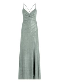 Abendkleid Vera Mont "Abendkleid im Glitzer-Look", Damen, Gr. 40, EURO, gr&uuml;n (gr&uuml;n, gr&uuml;n), Obermaterial: 81% Polyamid PA. 19% Elasthan EL., Kleider Abendkleid