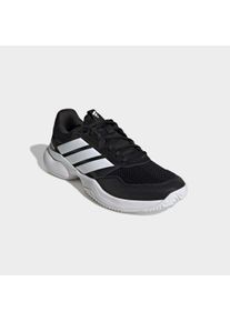 Tennisschuh adidas Performance "GAMECOURT 3 ALL COURT", Herren, Gr. 45, core schwarz, ftwr wei&szlig;, ftwr wei&szlig;, Synthetik, Textil, Schuhe Tennisschuh, f&uuml;r Hartcourt, All-Court