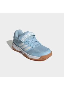 Hallenschuh adidas Performance "SPEEDCOURT INDOOR KIDS", Jungen, Gr. 37, blau (clear sky, ftwr wei&szlig;, clear mint), Synthetik, Textil, Schuhe Hallenschuh, geeignet f&uuml;r jeden Hallensport, Indoorschuhe