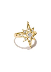 Fingerring Thomas Sabo "Midnight Sky Ring gelbgoldfarben" Gr. 56, gold (gelbgoldfarben, wei&szlig;), Fingerringe, Damen, 56, Metall, Fingerring, mit Zirkonia (synth.)