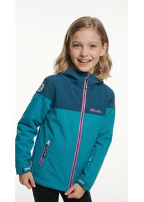 Winterjacke Trollkids "GIRLS HALLINGDAL JACKET", M&auml;dchen, Gr. 116, schwarz turquoise, madeira blau, light magenta, Obermaterial: 100% Polyester. Futter: 100% Polyamid. Wattierung: 100% Polyester, Jacken Winterjacke, sportlich, aus Polyester, atmungsaktiv, wasserdicht, winddicht