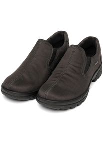 Slipper Ara "SAAS FEE", Damen, Gr. 8,5, atmungsaktiv, grau, Textil, unifarben, Schuhe Slipper, Freizeitschuh, Trekkingschuh mit Gore-Tex, G-Weite