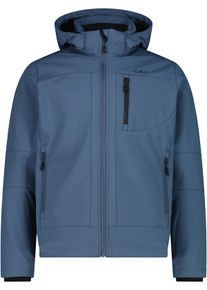 Funktionsjacke CMP "Softshelljacke", Herren, Gr. 58, blau (blau, grau), Obermaterial: 100% Polyester PES., Jacken Funktionsjacke