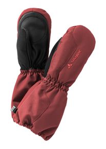F&auml;ustlinge Vaude "KIDS SNOW CUP MITTEN III", Jungen, Gr. 5, rot (roteva), Kunstfaser, Handschuhe F&auml;ustlinge, f&uuml;r Kinder, aus wasserdichtem Material, mit weichem Polyamidfutter