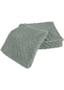 Waschlappen OTTO HOME "Corrin, 6 Premium Waschlappen, 500 gr/m&sup2;, 16x22cm", mint, B:16cm L:22cm, Frottier, Waschlappen, Waschlappen, 100% Baumwolle, mit Struktur, weich, 5 Jahre Garantie