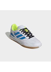 Fu&szlig;ballschuh adidas Performance "SUPER SALA COMPETITION III INDOOR KIDS", Kinder, Gr. 38,5, cloud wei&szlig;, lucid ray blau, solar gelb, Synthetik, Textil, Schuhe Fu&szlig;ballschuh, f&uuml;r Hallenboden