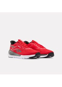 Trainingsschuh Reebok "Reebok FLEX TRAINER", Damen, Gr. 45,5, vector rot, grau 5, schwarz, Synthetik, Textil, Schuhe Trainingsschuh, ideal f&uuml;r Gym und Fitnessstudio