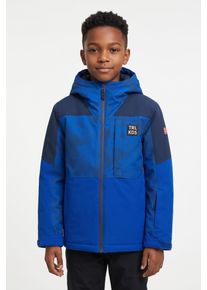 Regenjacke Trollkids "KIDS LIFJELL JACKET XT", Kinder, Gr. 128, blau (royal blau, navy), Obermaterial: 100% Polyester. Futter: 100% Polyamid. Wattierung: 100% Polyester, Jacken Regenjacke, sportlich, aus Polyester, mit Polyamid-Futter