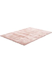 Hochflor-Teppich Tom Tailor HOME "Soft, handgetuftet" Gr. 31, braun (hellbraun), B:65cm H:35mm L:135cm, Kunstfaser, Teppiche, Hochflor-Teppich, Uni-Farben, super weich & flauschig, Wohnzimmer, Schlafzimmer