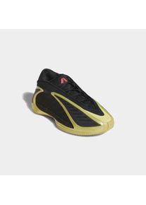 Basketballschuh adidas Performance "ANTHONY EDWARDS 2 KIDS", Kinder, Gr. 37, core schwarz, gold metallic, solar turbo, Synthetik, Textil, Schuhe Basketballschuh
