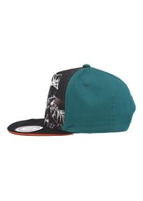 Baseball Cap MaxiMo, Jungen, Gr. 51/53, schwarz, Canvas, Obermaterial: 75% Baumwolle, 25% Polyester, Caps Baseball Cap, Frontprint, Gr&ouml;&szlig;enverstellbar, zweifarbig, Basecap, Boys