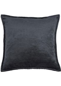 Dekokissen done. "Fame", schwarz (schwarz, meliert), B:60cm H:1cm L:60cm, Polyester, Dekokissen_Sitzkissen_Kissenh&uuml;llen, Dekokissen, Hohe Lichtreflektion