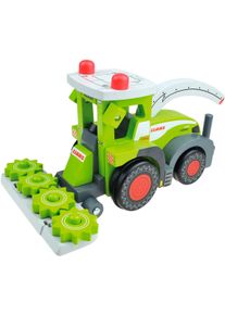 Spielzeug-Traktor Happy People "CLAAS Kids Jaguar 990 Feldh&auml;cksler", gr&uuml;n, Spielzeugfahrzeuge, KinderB:14cm H:14cm T:28cm, Holz, Spielzeug-Traktor, aus Holz, B:14cm H:14cm T:28cm