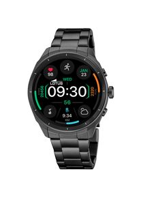 Smartwatch Lotus "Smartwatch", schwarz (schwarz, schwarz), Smartwatches, Herren, Smartwatch, Armbanduhr,Herrenuhr,Bluetooth,Steuerung der Smartphone-Kamera,Wecker
