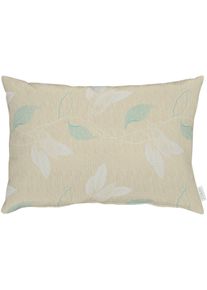 Dekokissen Apelt "Valerie" Gr. 1, beige (taupe, t&uuml;rkis, gemustert), B:40cm H:5cm L:60cm, Polyester, Dekokissen_Sitzkissen_Kissenh&uuml;llen, Dekokissen, Kissenh&uuml;lle mit F&uuml;llung, 1 St&uuml;ck