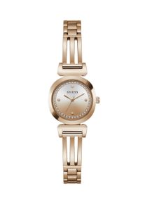 Quarzuhr Guess "CECELIA", goldfarben, ros&eacute;goldfarben, ros&eacute;goldfarben, Armbanduhren, Damen, ros&eacute;goldfarben, Quarzuhr, Armbanduhr, Damenuhr, Edelstahlarmband, analog