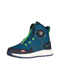 Winterstiefel Trollkids "KIDS BERGEN WINTER MID CUT", M&auml;dchen, Gr. 39, gef&uuml;ttert, blau (schwarz marine, fresh gr&uuml;n), Synthetik, Textil, mehrfarbig, 23_1_Schuhe Winterstiefel, Snowboots, Winterstiefel, Winterschuhe, wasserdicht