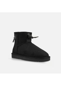 O`Neill Schlupfboots O'NEILL "BESIANA WOMEN MID", Damen, Gr. 37, w&auml;rmend, schwarz (triple schwarz), Synthetik, Schuhe Schlupfboots, gef&uuml;tterte Winterschuhe, Winterboots, Snowboots, Schlupfstiefel