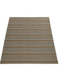 Teppich Paco Home "Varadero 464", bunt (mehrfarbig), B:80cm H:4mm L:150cm, Baumwolle, Polyester, Teppiche, Teppich, Flachgewebe, 3D-Design, Wohnzimmer