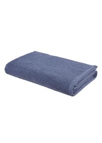 Badetuch OTTO HOME "Riva, 80x150, Premium Handt&uuml;cher, 500 gr/m&sup2;", wei&szlig; (jeansblau), B:80cm L:150cm, Webfrottier, Obermaterial: 100% Baumwolle, Handt&uuml;cher, Badetuch, Hoch-Tief-Struktur, Streifen, weich, 5 Jahre Garantie