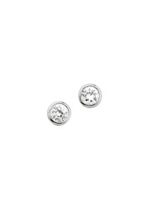 Paar Ohrstecker Firetti "Schmuck Geschenk Silber 925 Ohrschmuck Solit&auml;r in mehreren Gr&ouml;&szlig;en" Gr. 5, silberfarben, kristallwei&szlig;, kristallwei&szlig;, Ohrringe, Damen, 5, Silber 925 (Sterlingsilber), Paar Ohrstecker, mit Zirkonia (synth.)