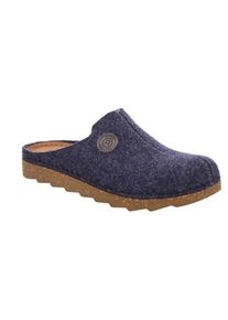 Pantoffel Rohde "FOGGIA-H", Herren, Gr. 41, w&auml;rmend, blau (dunkelblau, meliert), Filz, Schuhe Pantoffel, Hausschuh, Clog, Schlappen mit Label
