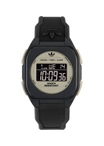 Digitaluhr adidas originals "CITY TECH FOUR", schwarz (schwarz, creme), Armbanduhren, Damen, schwarz, Digitaluhr, Quarzuhr, Armbanduhr, Damenuhr, Herrenuhr, digital, Tag, Wochentag