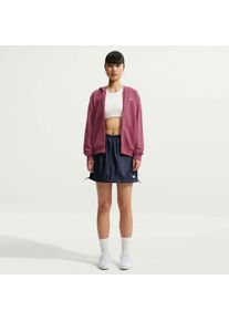 Kapuzensweatjacke Nike Sportswear "Nike Studio Fleece Women's Full-Zip Hoodie", Damen, Gr. XL, rosa (pink smoke, sail), Obermaterial: 80% Baumwolle, 20% Polyester, Sweatjacken Kapuzensweatjacke, mit durchgehendem Rei&szlig;verschluss, f&uuml;r Sportmode und Streetwear