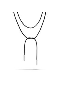 Textilband Thomas Sabo "Stoffkette in verschiedenen Farben, Lange Kette" Gr. 100, schwarz (silberfarben, schwarz), Halsketten, Damen, 100, Metall Textil, L: 100 B: 2mm, Metall, Textil, Textilband, B:2mm