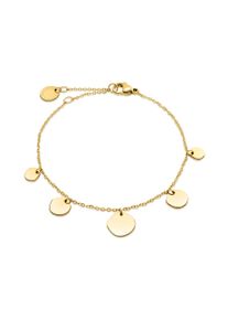 Armband Liebeskind Berlin "Schmuck Geschenk Edelstahl Armkette The Organic Treasure", gold (gelbgoldfarben), Armb&auml;nder, Damen, 21cm, Edelstahl, Armband