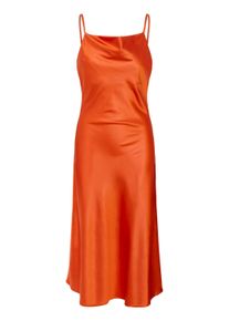 Midikleid Saint Tropez "Damen Kleid ZidtSZ", Damen, Gr. M, N-Gr, orange (orange rust), Obermaterial: 97% Polyester PES. 3% Elasthan EL., Kleider Midikleid