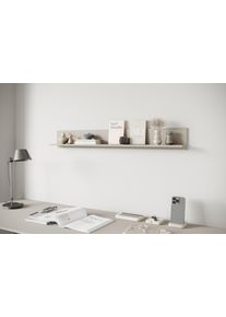 Wandboard Home Affaire "Wandregal Vera", beige (kaschmir), B:138,5cm H:18cm T:12cm, Holzwerkstoff, Regale, Wandboard, ideal f&uuml;r Deko & B&uuml;cher, 138x23x18 cm, h&auml;ngend