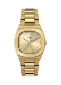 Quarzuhr Timex "E Line", gold (goldfarben, champagnerfarben), Armbanduhren, Damen, goldfarben, Quarzuhr, Armbanduhr, Damenuhr, Edelstahlarmband, analog