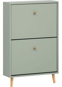 Schuhschrank Schildmeyer "Bjarne, Schuhschrank, Made in Germany, B: 60 cm", gr&uuml;n (pistazie), B:59,8cm H:92,2cm T:19,5cm, FSC-zertifizierter Holzwerkstoff, Schr&auml;nke, Schuhschrank, Solide Verarbeitung - Dieses Produkt ist in Deutschland gefertigt