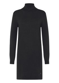 Strickkleid oxmo "Strickkleid OXAida", Damen, Gr. XXL, N-Gr, schwarz, Obermaterial: 70% Viskose CV. 30% Polyamid PA., Kleider Strickkleid