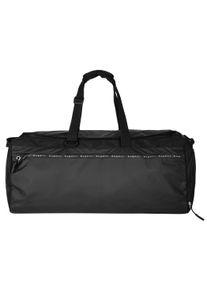 Reisetasche Bugatti "Bugatti Herren, Damen BLANC DELIGHT", Damen, Gr. B/H/T: 65cm x 30cm x 28cm onesize, schwarz, Kunstfaser, leicht gl&auml;nzend, unifarben, Taschen Reisetasche