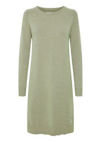 Strickkleid oxmo "Strickkleid OXMareen", Damen, Gr. S, N-Gr, gr&uuml;n (vetiver melange), Obermaterial: 50% Viskose CV. 27% Polyester PES. 23% Nylon NY., Kleider Strickkleid