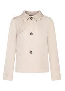 Sommerjacke Gil Bret "Sommerjacke mit Kragen", Damen, Gr. 38, silber (silber beige), Obermaterial: 58% Baumwolle CO. 42% Polyester PES., Jacken Sommerjacke