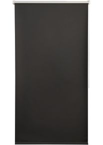 Seitenzugrollo K-home "Thermo Klemmfix-Rollo" Gr. 27, schwarz, B:80cm H:200cm, Polyester, Rollos, Seitenzugrollo, 1 St&uuml;ck