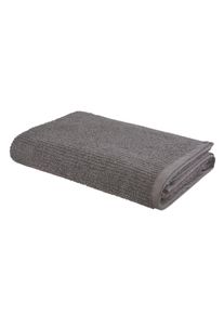 Badetuch OTTO HOME "Riva, 80x150, Premium Handt&uuml;cher, 500 gr/m&sup2;", wei&szlig; (anthrazit), B:80cm L:150cm, Webfrottier, Obermaterial: 100% Baumwolle, Handt&uuml;cher, Badetuch, Hoch-Tief-Struktur, Streifen, weich, 5 Jahre Garantie