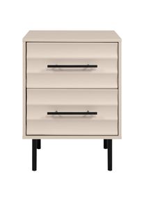 M&Ouml;BELIX M&ouml;belix , Beige , Holzwerkstoff , 2 Schublade(n) Schubladen , 40x55x39 cm ,