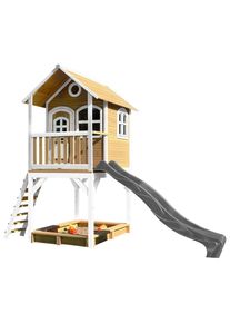 M&Ouml;BELIX M&ouml;belix , Braun, Grau, Wei&szlig; , Holz, Kunststoff , 370x291x191 cm , Fsc, EN 71 ,