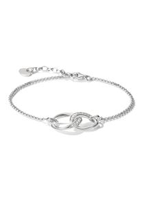 Armband Thomas Sabo "Together Armband silber" Gr. 19, silber (silberfarben, kristallwei&szlig;, kristallwei&szlig;), Armb&auml;nder, Damen, 19, Silber 925 (recycelt), Armband, mit Zirkonia (synth.)