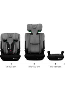 Autokindersitz Kinderkraft "I-COMFY i-Size", Baby, schwarz (dunkelgrau), Materialmix, Kindersitze Autokindersitz