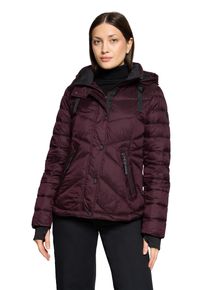 Steppjacke Gil Bret, Damen, Gr. 44, lila (dusty berry), Steppware, Obermaterial: 100% Polyamid, unifarben, tailliert h&uuml;ftbedeckend, Rundhals, B&uuml;ndchen mit Daumenl&ouml;chern, Jacken Steppjacke, mit abnehmbarer Kapuze und verdecktem Rei&szlig;verschluss