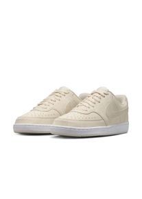 Sneaker Nike Sportswear "W COURT VISION LO NN", Damen, Gr. 40,5, lt orewood brn, lt orewood brn, wei&szlig;, Synthetik, Schuhe Sneaker, Design auf den Spuren des Air Force 1