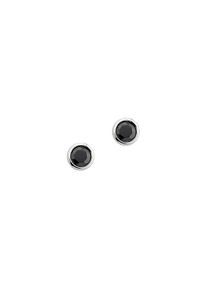 Paar Ohrstecker Firetti "Schmuck Geschenk Silber 925 Ohrschmuck Solit&auml;r in mehreren Gr&ouml;&szlig;en" Gr. 4, silberfarben, schwarz, schwarz, Ohrringe, Damen, 4, Silber 925 (Sterlingsilber), Paar Ohrstecker, mit Zirkonia (synth.)